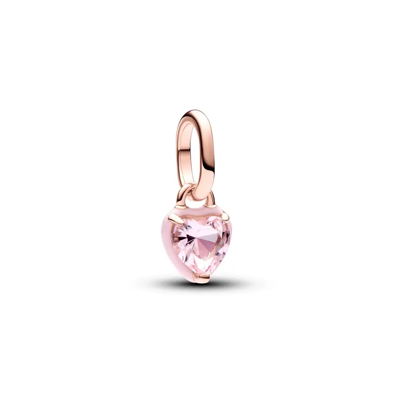 Pandora ME roze chakra hart hangende minibedel roségoudverguld 783042C01