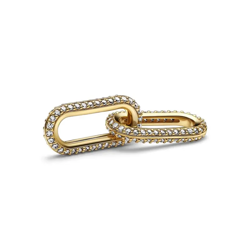 Pandora ME Styling Pavé Double Link goudverguld 769660C01