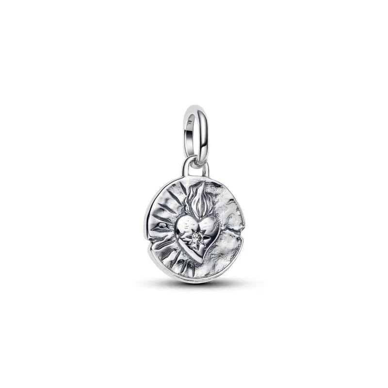 Pandora Medaillonbedel hart zilver 793975C01