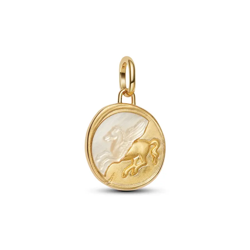 Pandora Medaillonbedel Pegasus goudverguld 764090C01