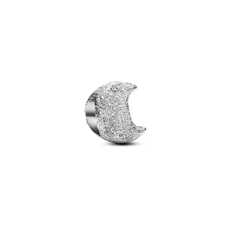 Pandora Minibedel getextureerde maan zilver 794054C00