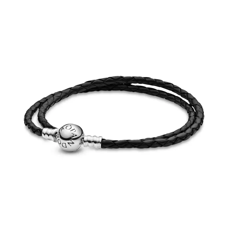 Pandora Moments Leren Armband zilver 590745CBK