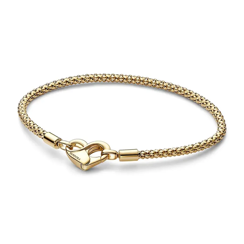 Pandora Moments Schakelarmband met Studs goudverguld 562731C00
