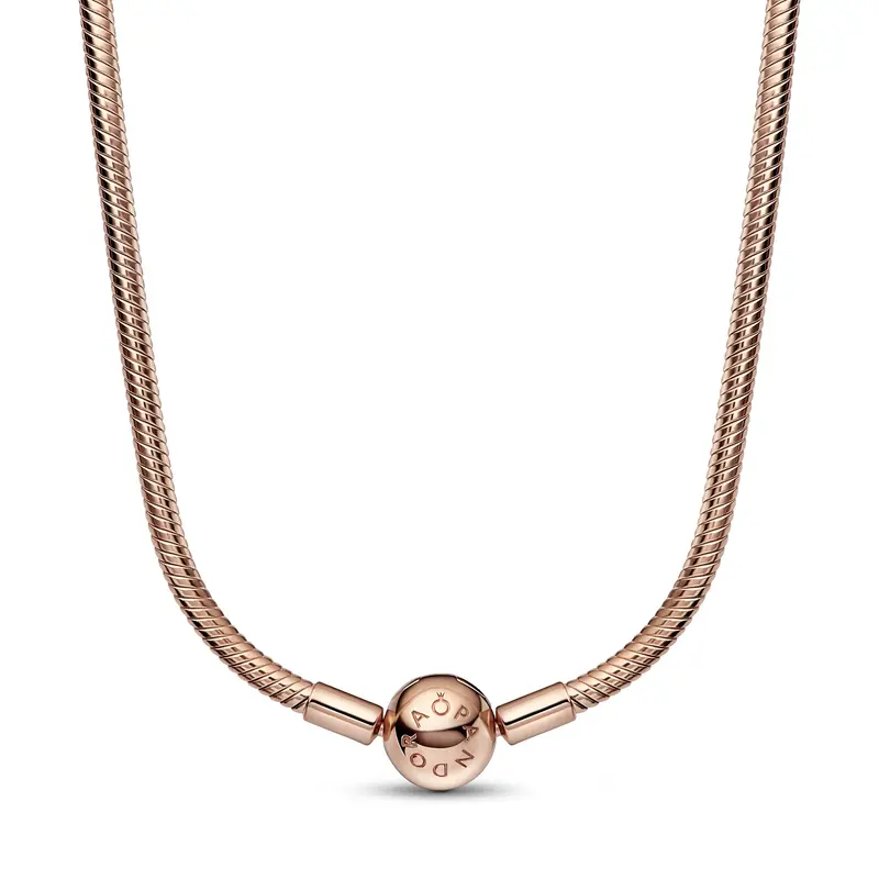 Pandora Moments Slangenschakelketting roségoudverguld 382234C00