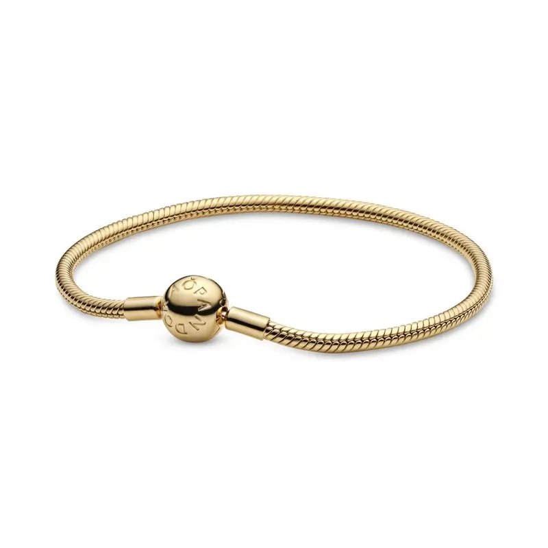 Pandora Moments snake chain-armband goudverguld 568748C00