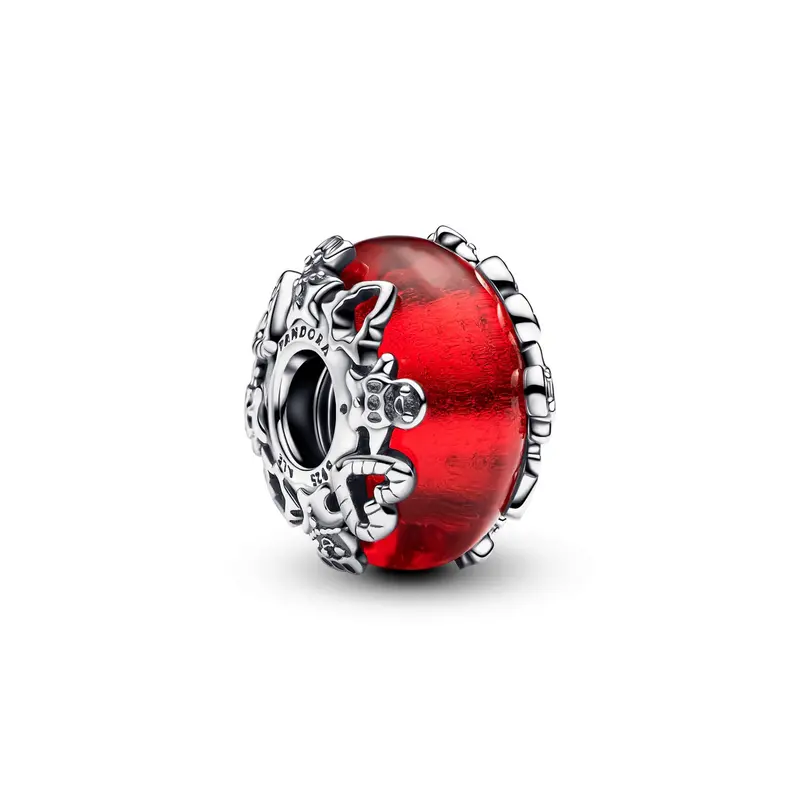 Pandora Muranoglazen bedel met kerstmagie zilver 793597C00