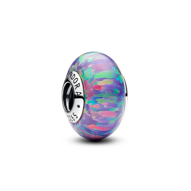 Pandora Opalescent Paarse Bedel zilver 791691C05
