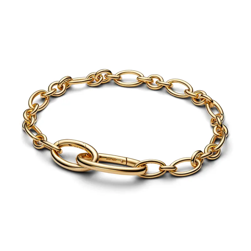 Pandora Openable Ovale Schakelarmband goudverguld 564678C00