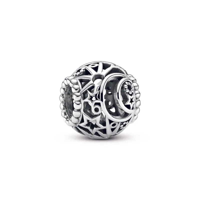 Pandora Opengewerkte Bedel Zon, Sterren & Maan zilver 799183C00