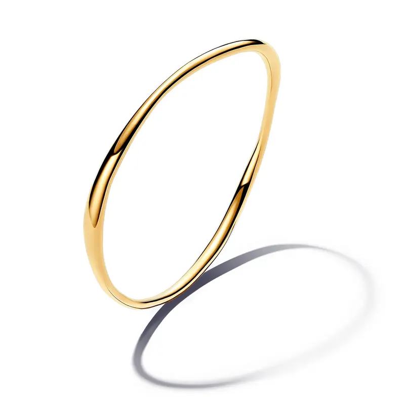 Pandora Organisch Gevormde Bangle goudverguld 563317C00
