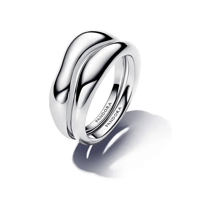 Pandora Organisch Gevormde Stapelringen zilver 193264C00