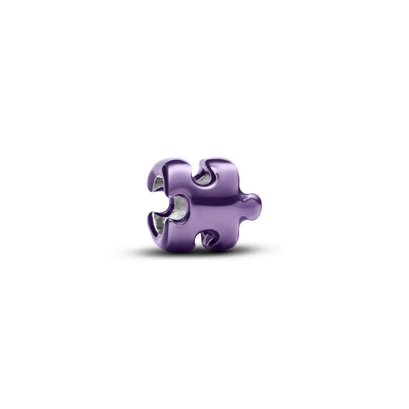 Pandora Paars Puzzelstuk Minibedel zilver 794816C02