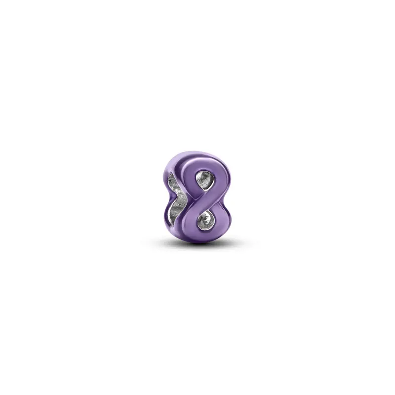 Pandora Paarse Oneindigheid Minibedel zilver 794909C01