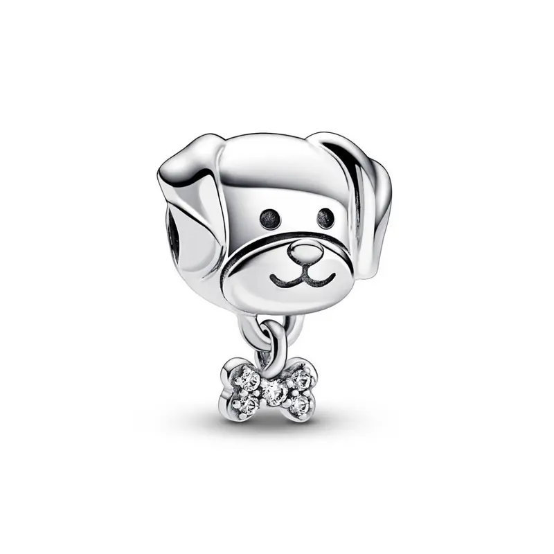 Pandora Pet Dog & Bone Bedel zilver 792254C01