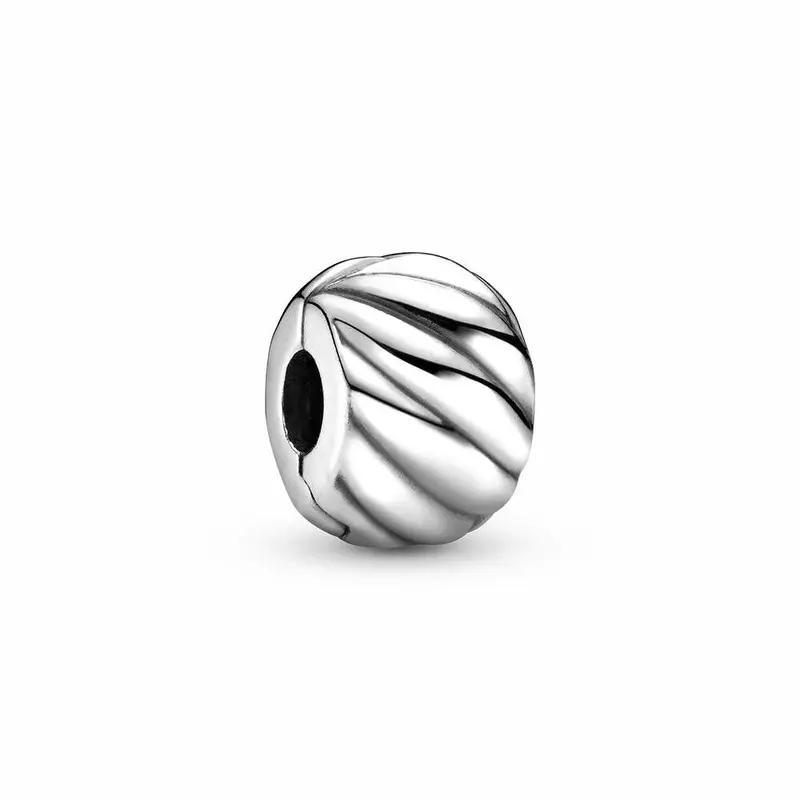 Pandora Polished Feathered Clip Bedel zilver 791752