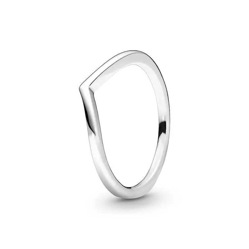 Pandora Polished Wishbone Ring zilver 196314