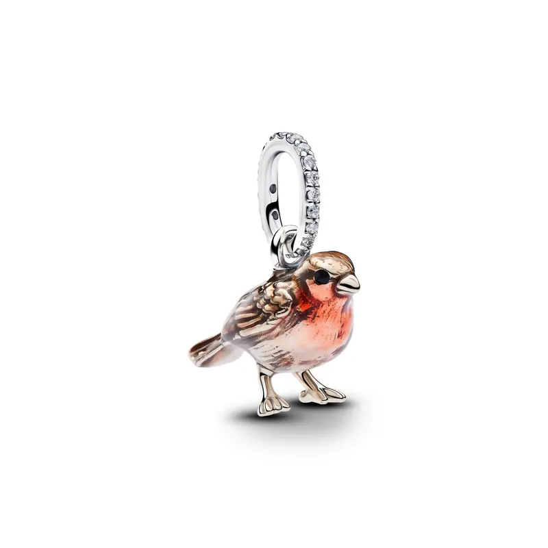 Pandora Roodborstje Hangende Bedel 794982C01