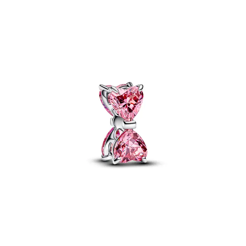Pandora Roze Strik Bedel zilver 794253C01