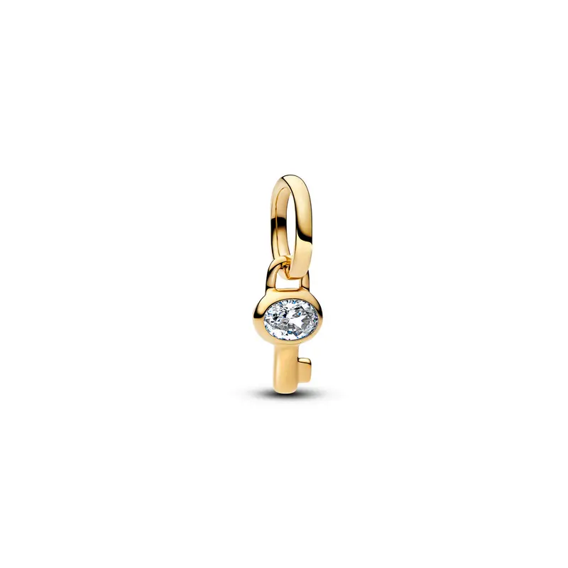 Pandora Sleutel Mini Hangende Bedel goudverguld 764339C01