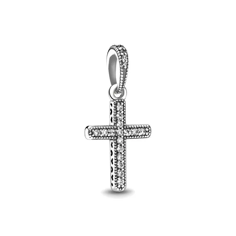 Pandora Sprankelend Kruis Hanger zilver 397571CZ