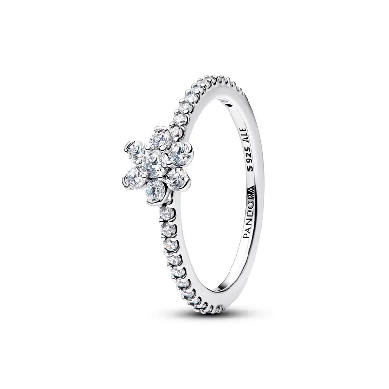 Pandora Sprankelende Bloem Ring zilver 194499C01