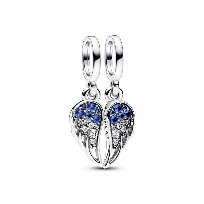 Pandora Sprankelende Deelbare Engelenvleugels Hangende Bedel zilver 792821C01