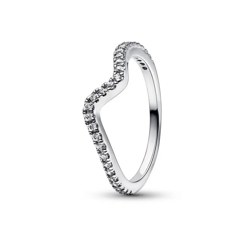 Pandora Sprankelende Golf Ring zilver 192539C01