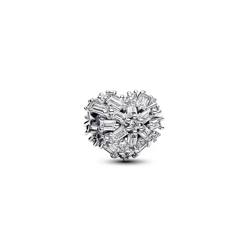 Pandora Sprankelende Hart Bedel zilver 794240C01