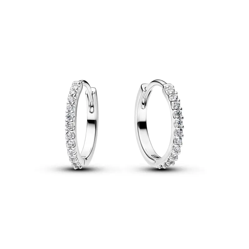 Pandora Sprankelende Mini Oorringen zilver 294649C01