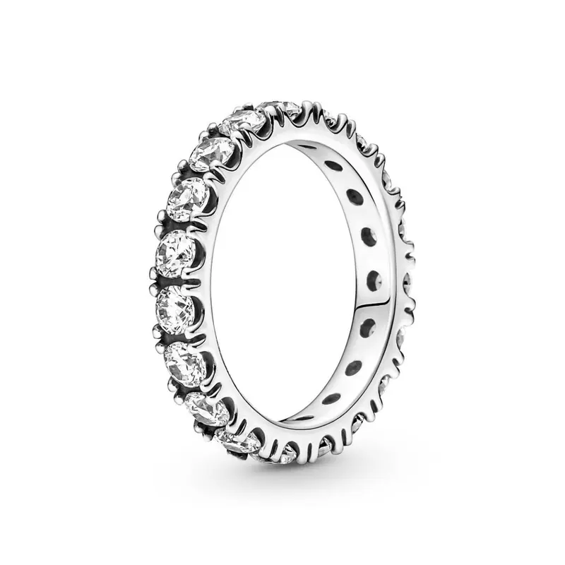 Pandora Sprankelende Rij Eternity Ring zilver 190050C01