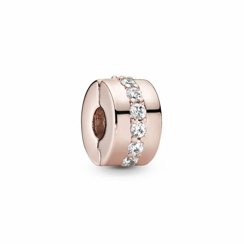 Pandora Sprankelende Rij Spacer roségoudverguld 781972CZ