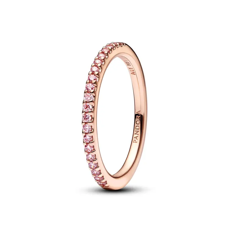 Pandora Sprankelende roze pavé bandring roségoudverguld 182999C01