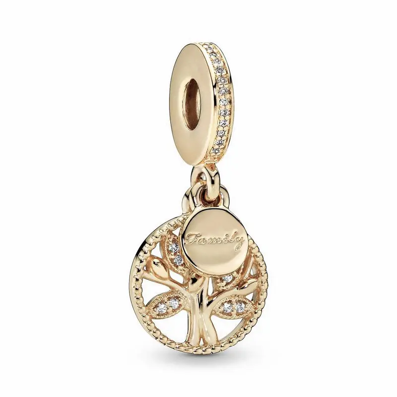 Pandora Sprankelende Stamboom Hangende Bedel goudverguld 768661C01