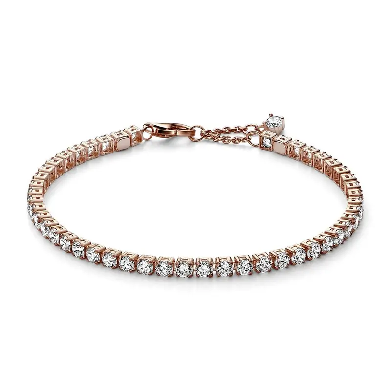 Pandora Sprankelende tennisarmband roségoudverguld 581469C01
