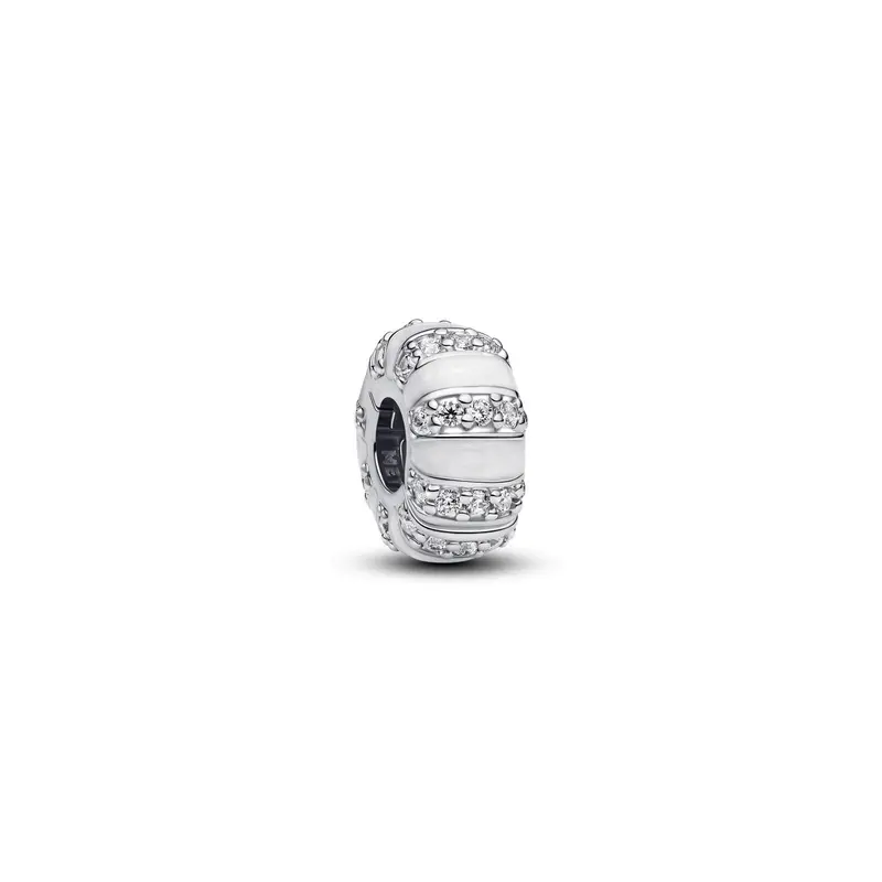 Pandora Stenen & Emaille Clip Bedel zilver 793785C01