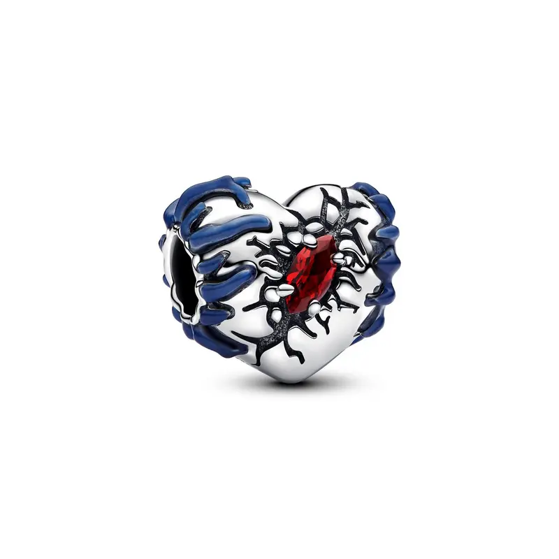 Pandora Stranger Things glow-in-the-dark hartbedel zilver 793565C01