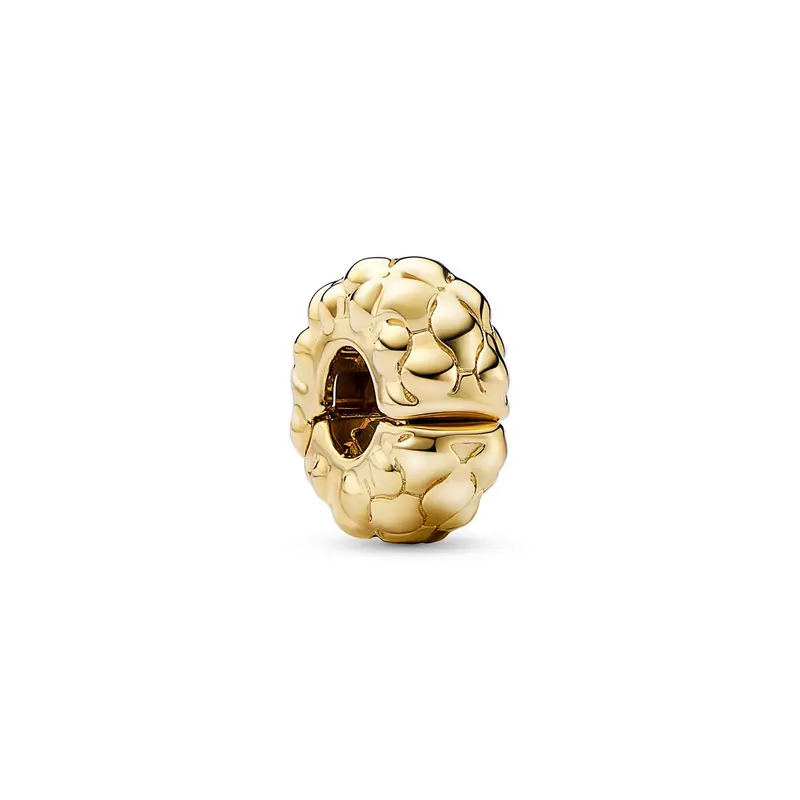 Pandora Studded clipbedel goudverguld 762716C00