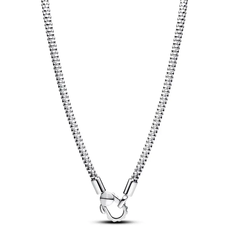 Pandora Studded Ketting met Studded Sluiting zilver 393682C00