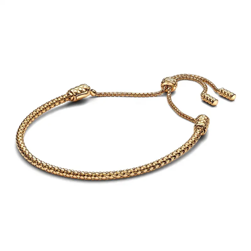 Pandora Studded schuifarmband goudverguld 563090C00
