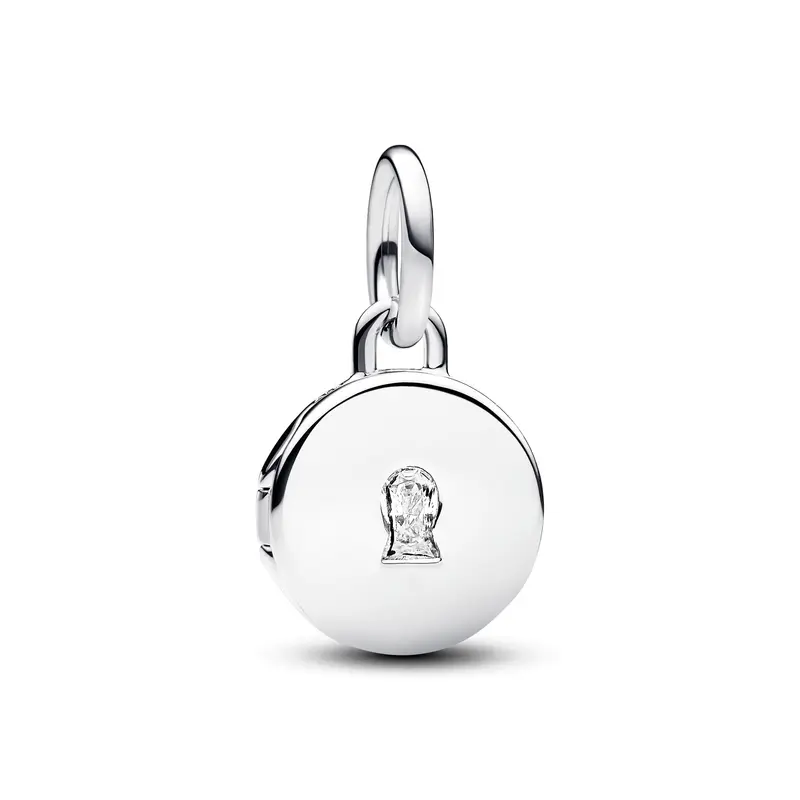 Pandora Te openen & graveerbare liefdesmedaillon hangende bedel zilver 793066C01