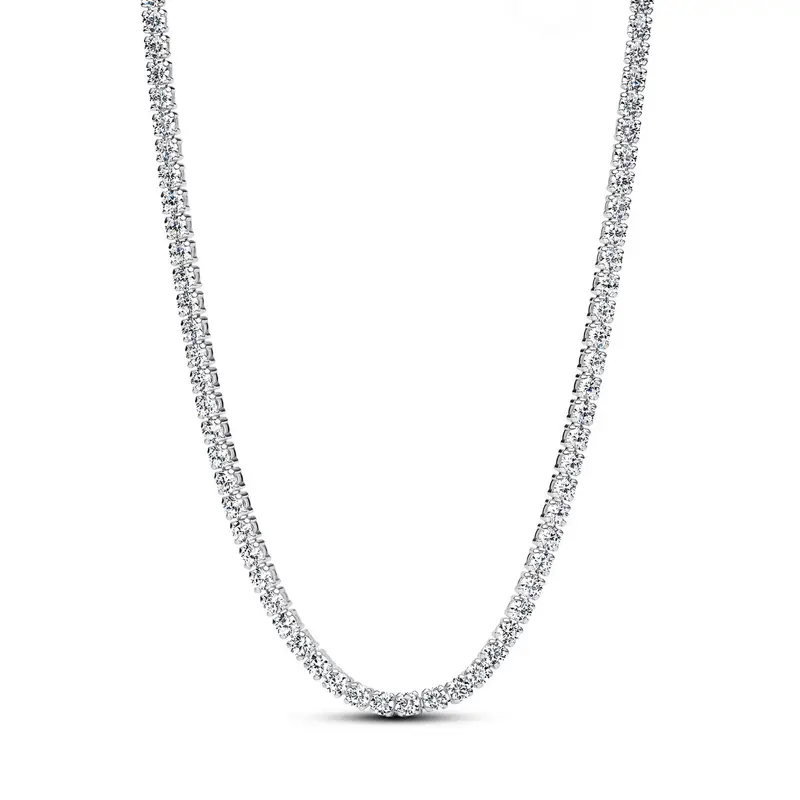 Pandora Tennis chokerketting zilver 393806C01
