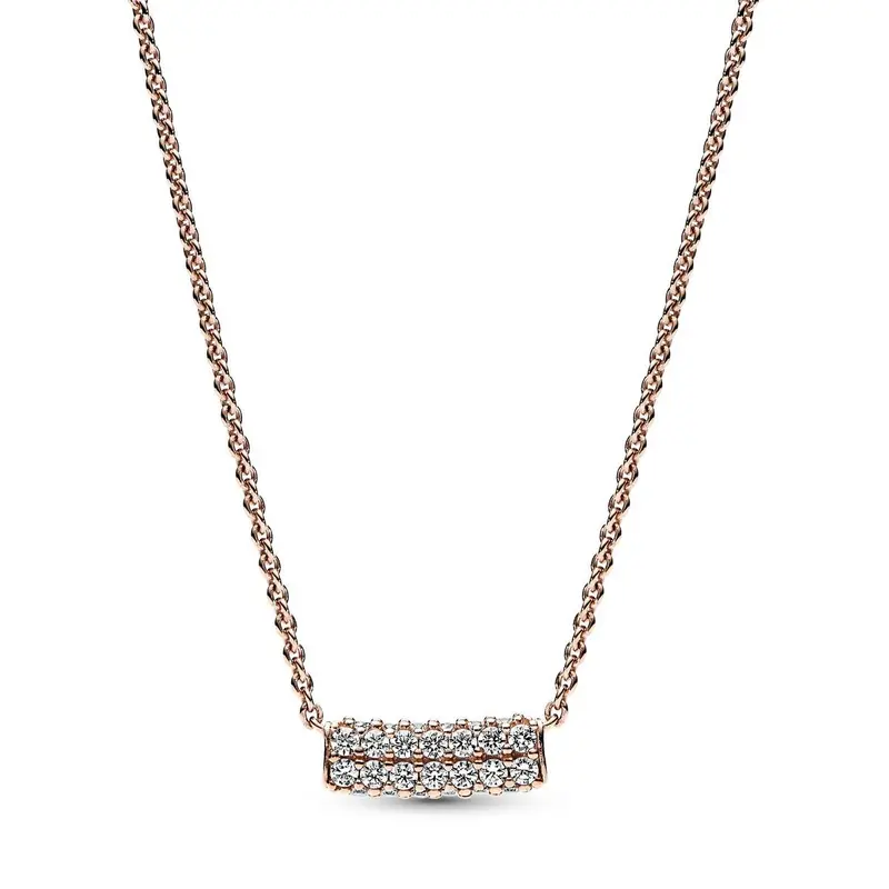 Pandora Timeless Balkje Ketting roségoudverguld 382621C01