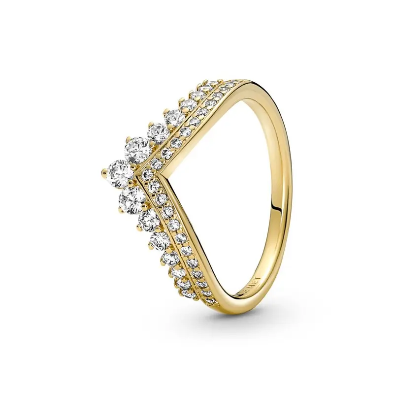 Pandora Timeless Wishbone Tiara Ring goudverguld 167736C01