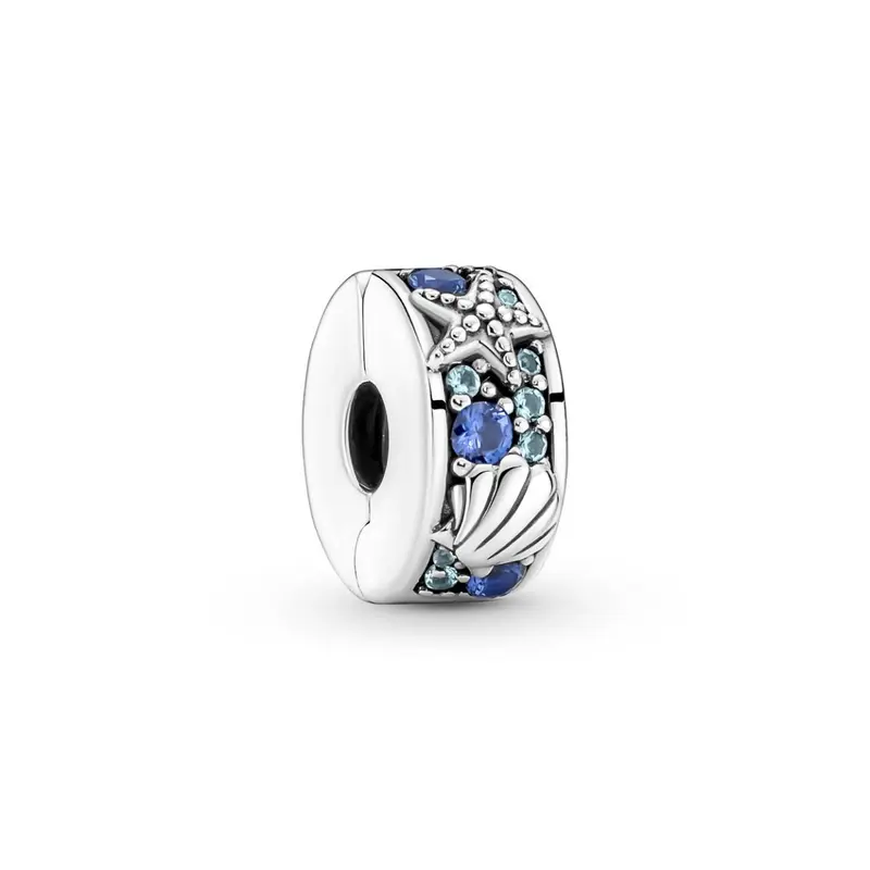 Pandora Tropische Clipbedel Zeester & Schelp zilver 791678C01