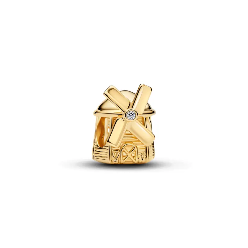Pandora Windmolen Bedel goudverguld 764631C01