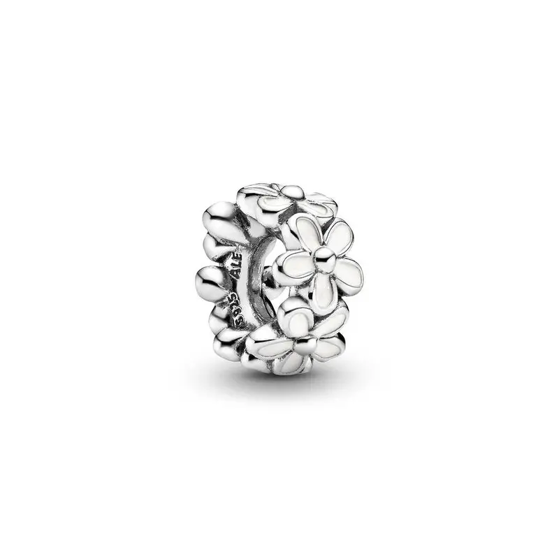 Pandora Wit Madeliefje Spacer zilver 791495EN12