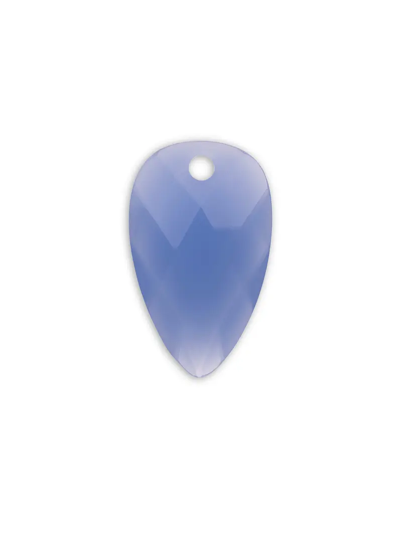 Pendant Edelsteen Blossom Milky Blue Jade