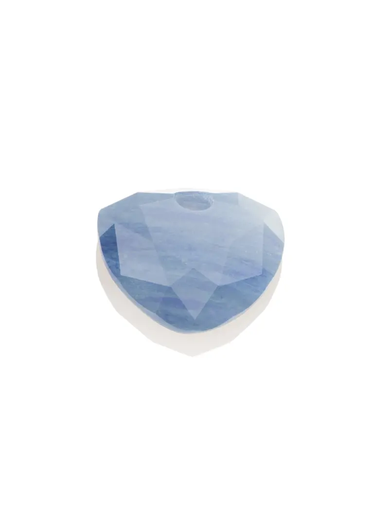 Pendant Edelsteen Blue Aventurine Trillion Cut