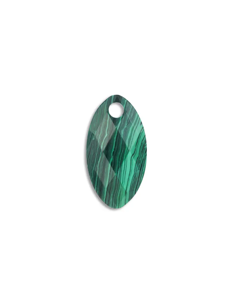 Pendant Edelsteen Leaf Malachite