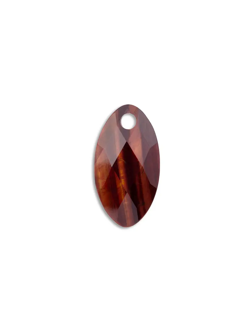 Pendant Edelsteen Leaf Red Tiger Eye